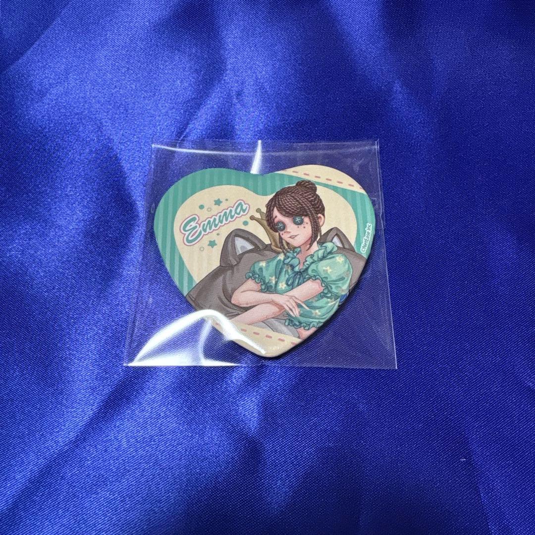 第五人格 庭師 ハート缶バッジ パジャマパーティ