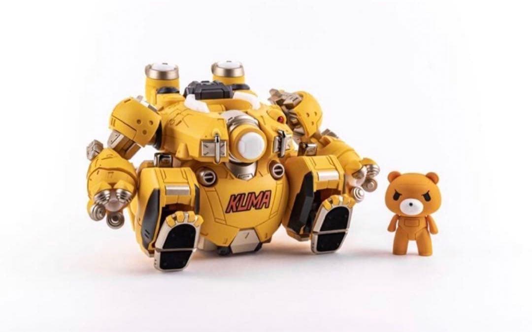 機動都市α キャラメル イエロー 可動フィギュアスピーカー