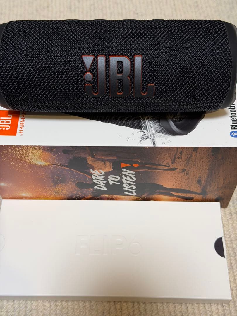 美品 JBL FLIP6 ブラック ワイヤレススピーカー
