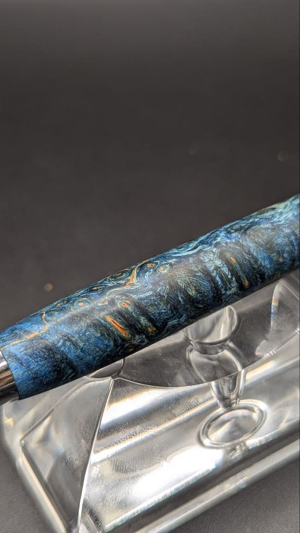 320ペン工房翌檜　スタビライズドウッドバーチバール　木軸シャーペン　ボールペン