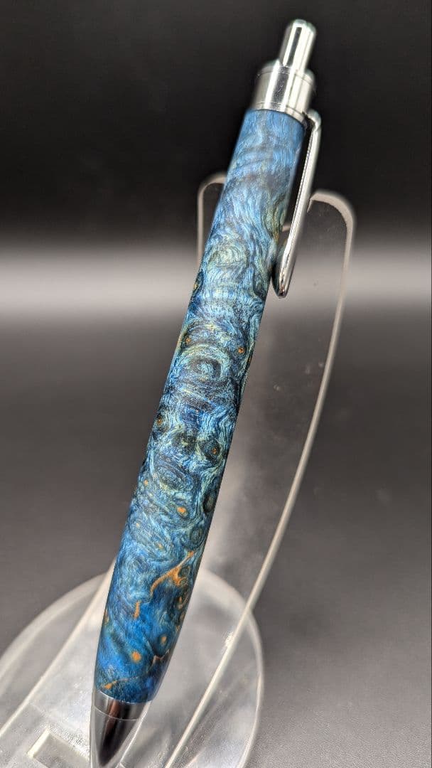 320ペン工房翌檜　スタビライズドウッドバーチバール　木軸シャーペン　ボールペン