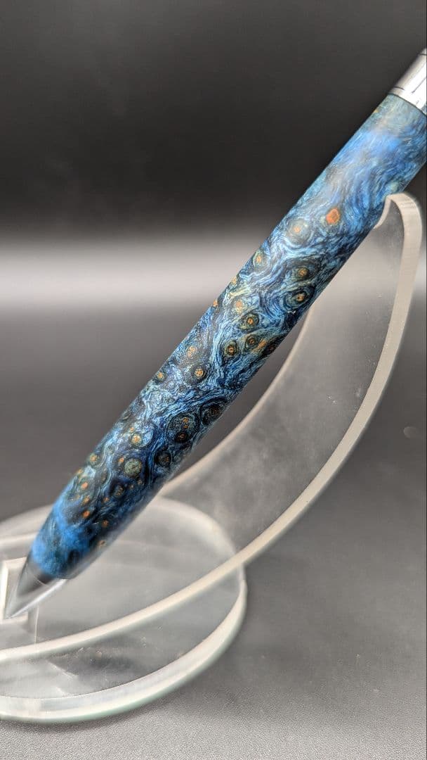 320ペン工房翌檜　スタビライズドウッドバーチバール　木軸シャーペン　ボールペン