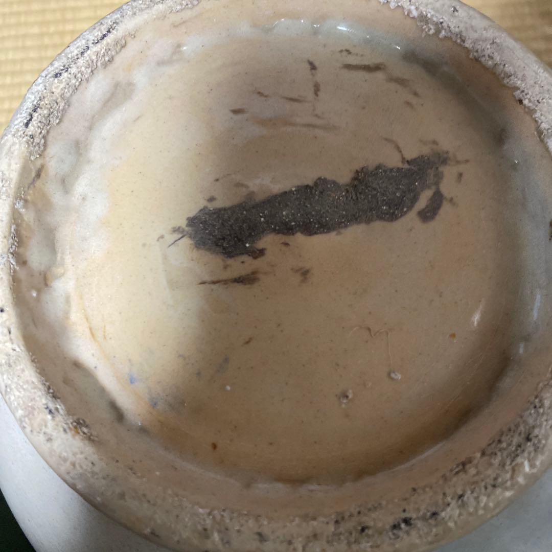 鶴雲文李朝ちょうちん壺34cm