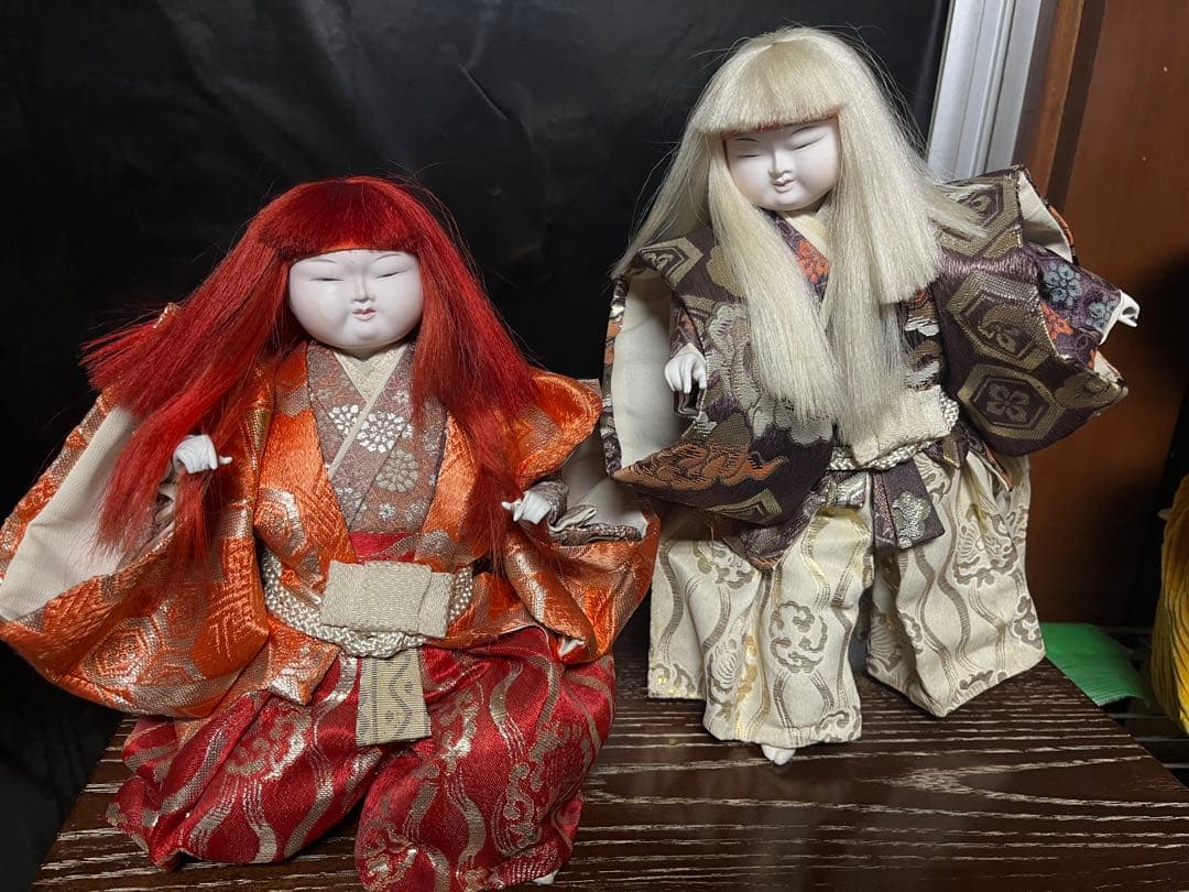 呪物 紅白 人形 女の子