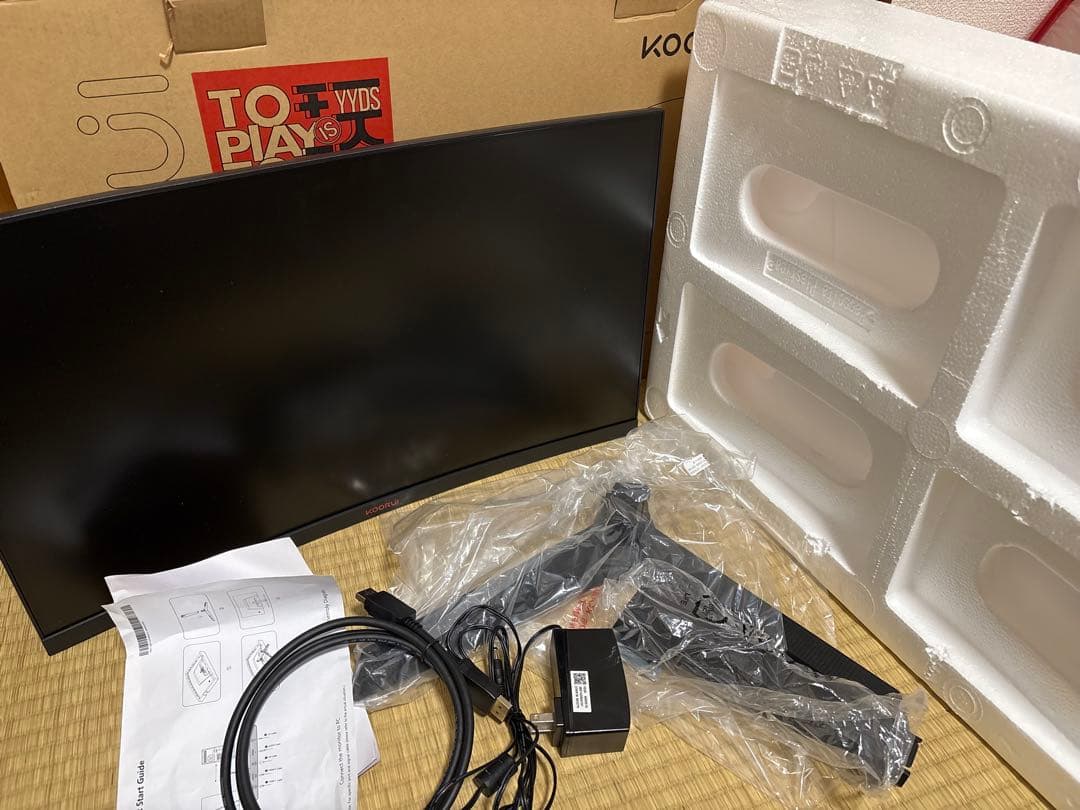 値下げ中！KOORUI 24E6C 23.6インチ ディスプレイ