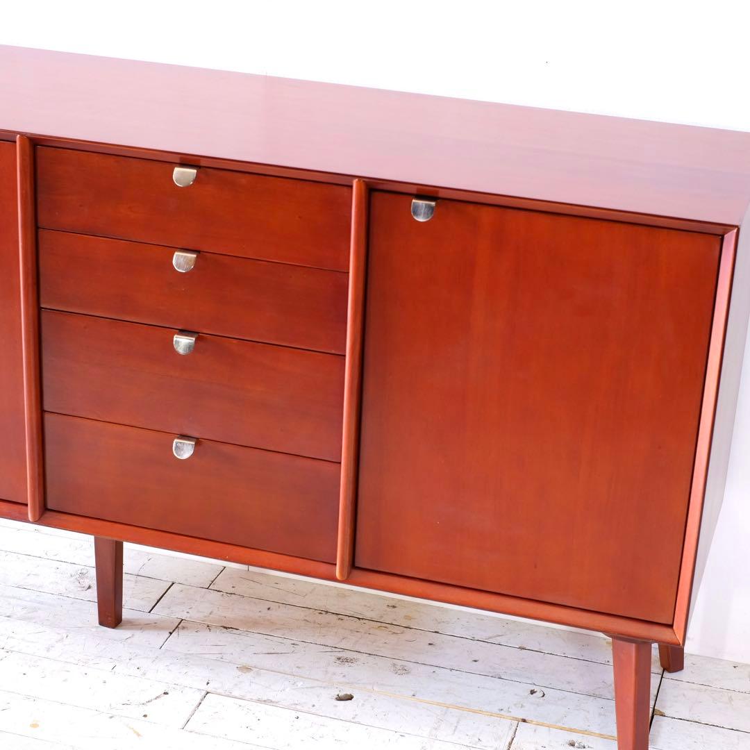 J 新品 北欧 160cm リビングボード キャビネット サイドボード 収納