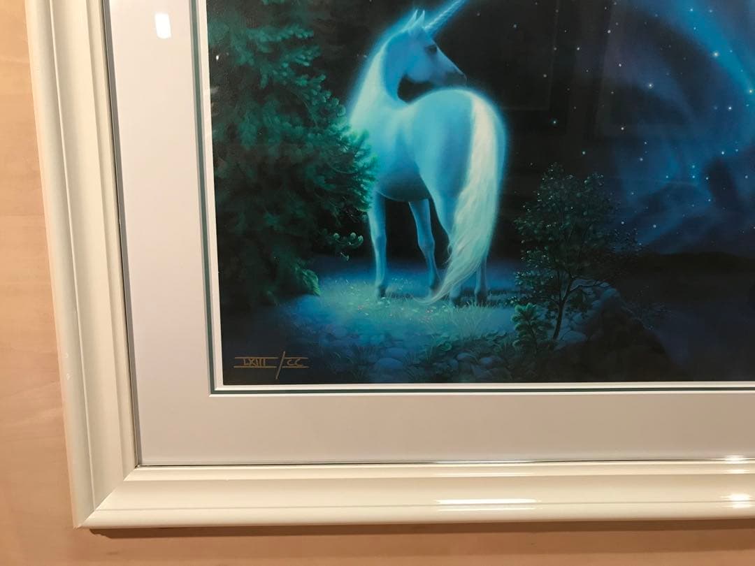 カーク・レイナート「サイレントナイト」シルクスクリーン＋手彩色　直筆サイン有り