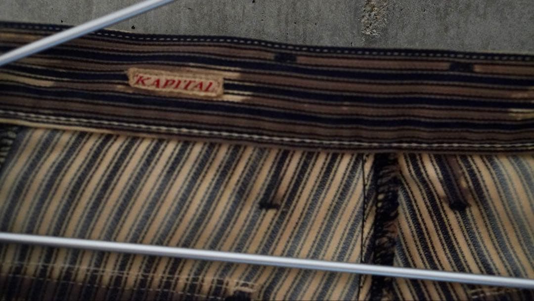 【超希少】KAPITAL 一点物 サルエルショーツ ヴィンテージ加工