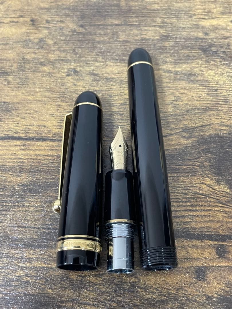 試筆のみ　1995年製　SF 細軟字　74 14金　JIS刻印　万年筆