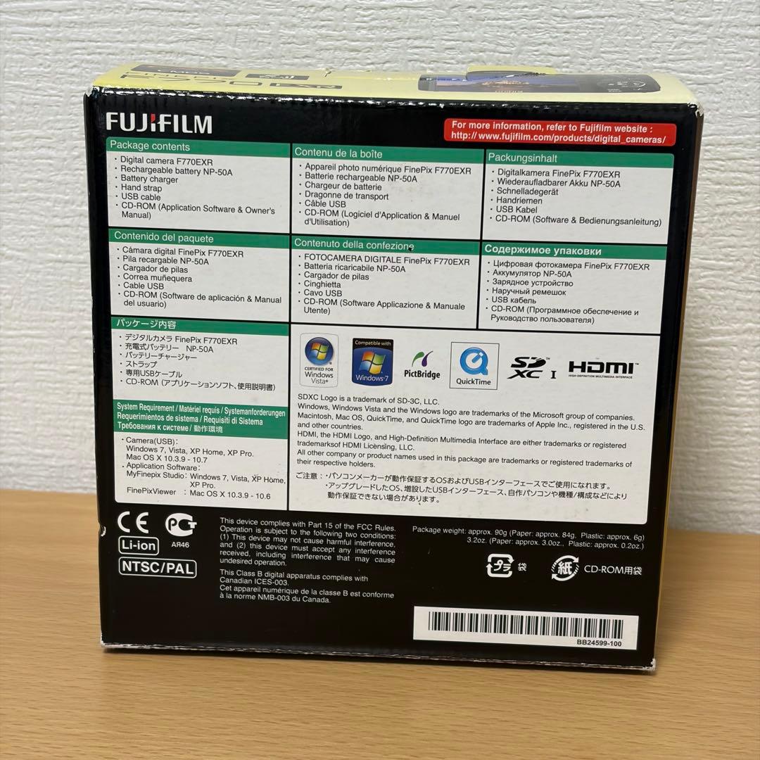 FUJIFILM FINEPIX F770EXR デジタルカメラ ホワイト