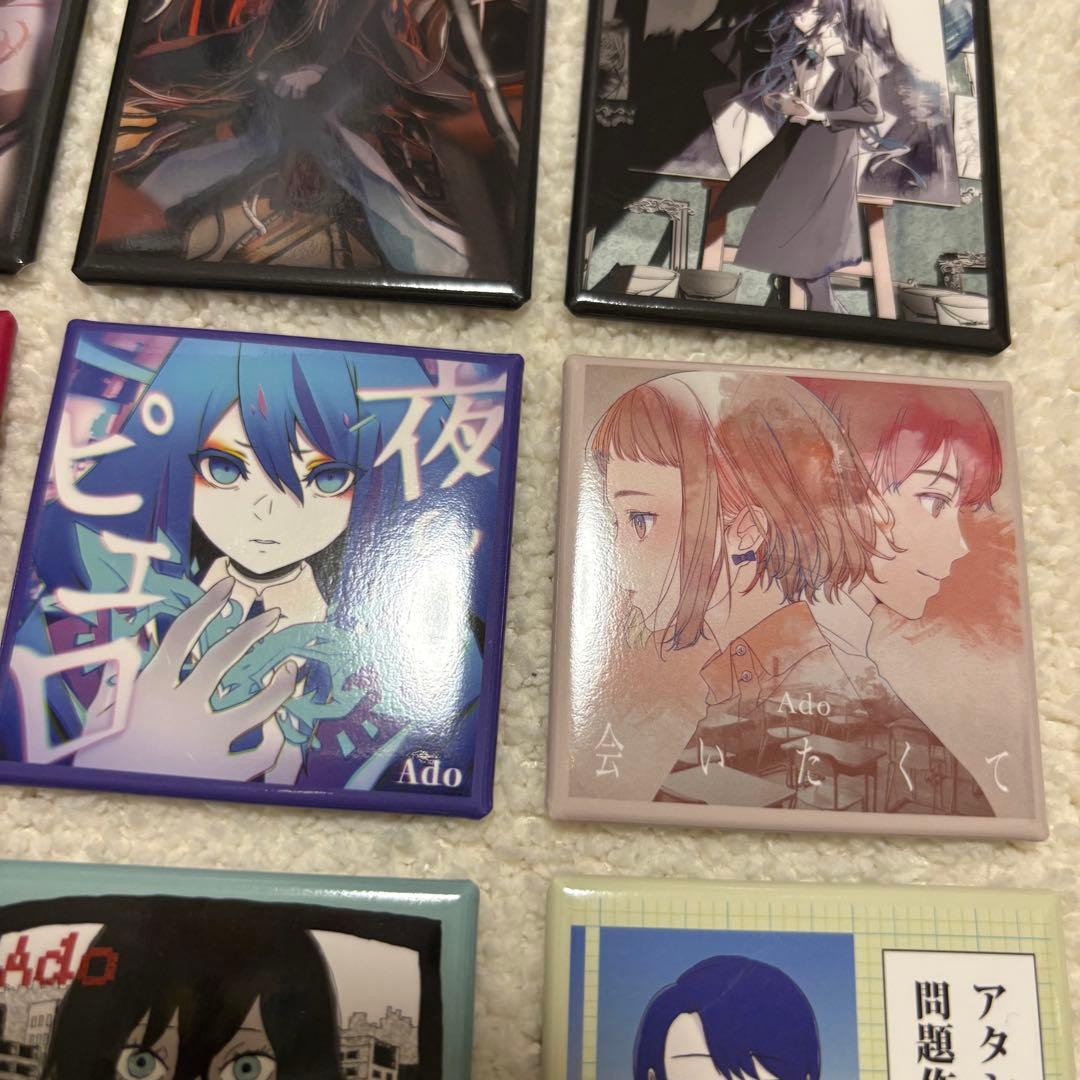 Ado モナ・リザの横顔グッズ こう見るとアタシも大きくなったもんねぇ〜缶バッジ