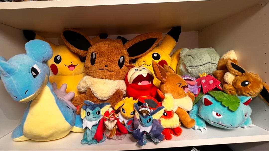 ポケモン ぬいぐるみ まとめ売り15体セット ラプラス ピカチュウ イーブイなど