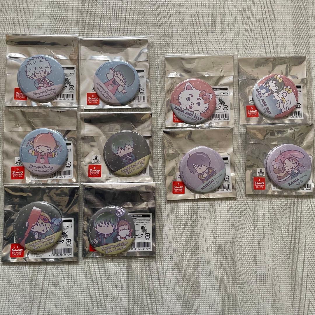 銀魂 サンリオ 缶バッジ コンプセット