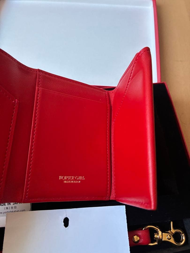 美品　PORTER ユニ 3つ折り財布 吉田カバン レザー ウォレット