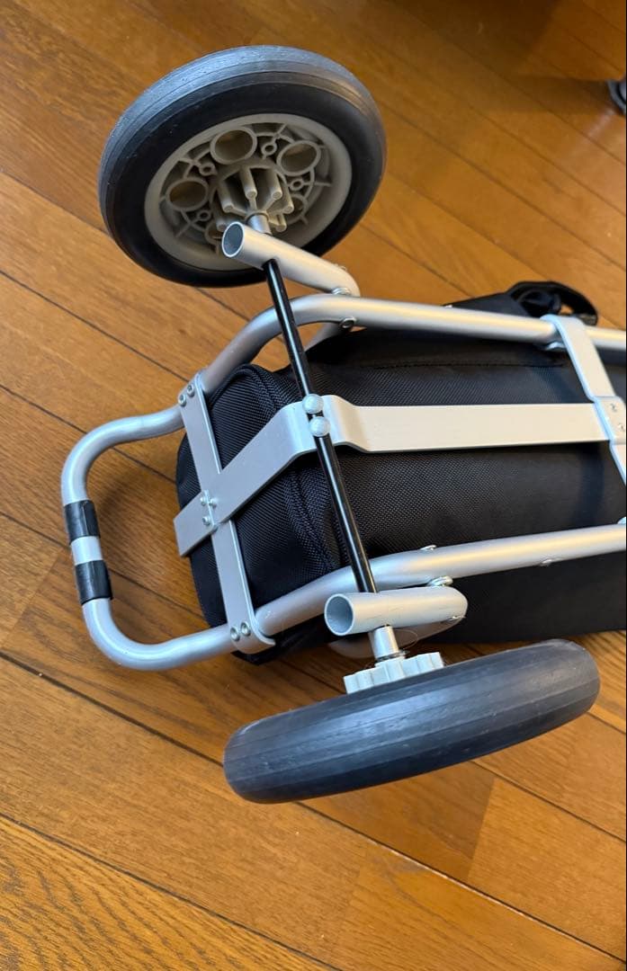 酸素ボンベ用アルミキャリーカート