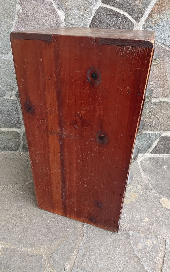 大正時代の収納家具　　アメリカンチックで渋め