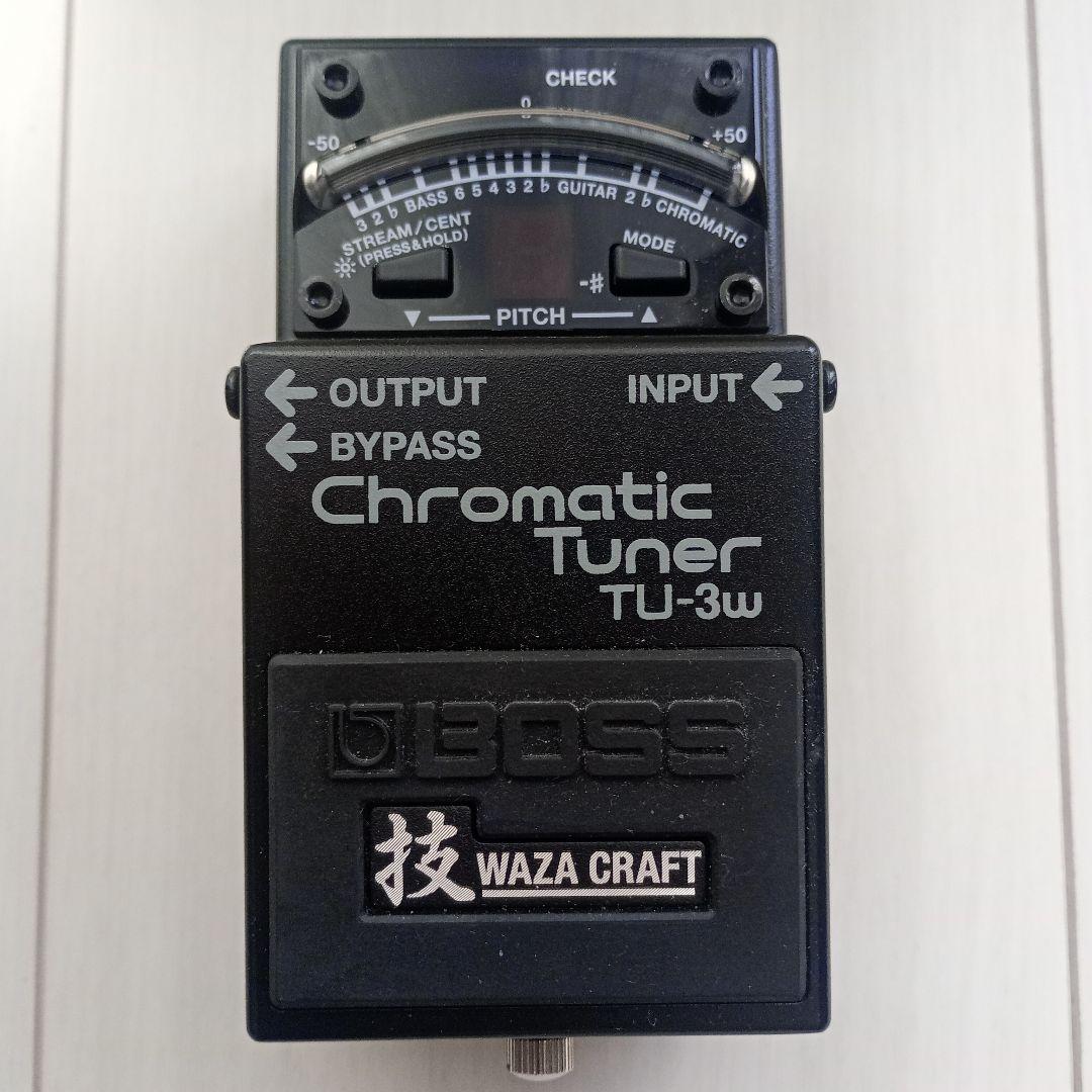 ギター BOSS Chromatic Tuner TU-3W Waza Craft