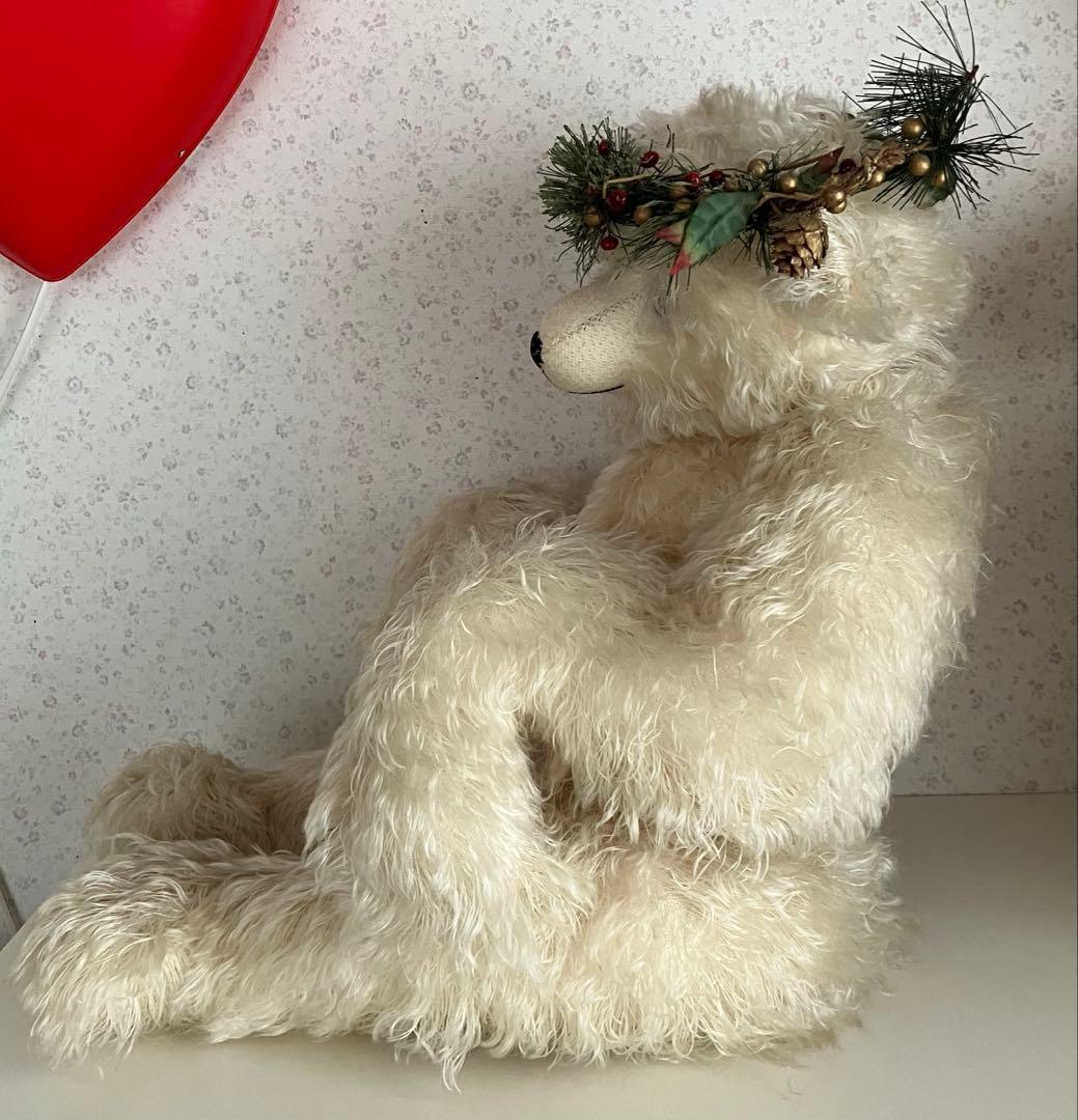 アーティストベアテディベア＊カントリー雑貨アンティークマレトロ古いぬいぐるみ飾り