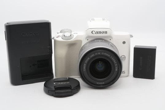 ★美品★Canon EOS kiss M EF-M 15-45mm レンズキット