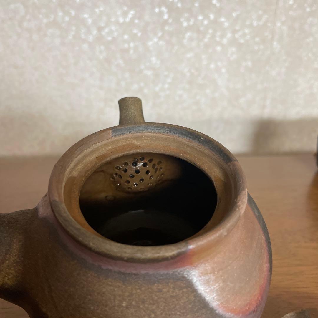 備前焼 急須 松井與之作
