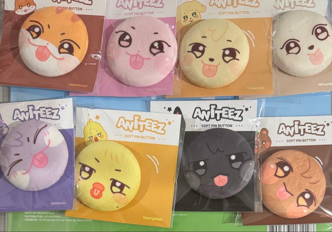 ATEEZ ANITEEZ IN THE CALLING 缶バッジ 全員