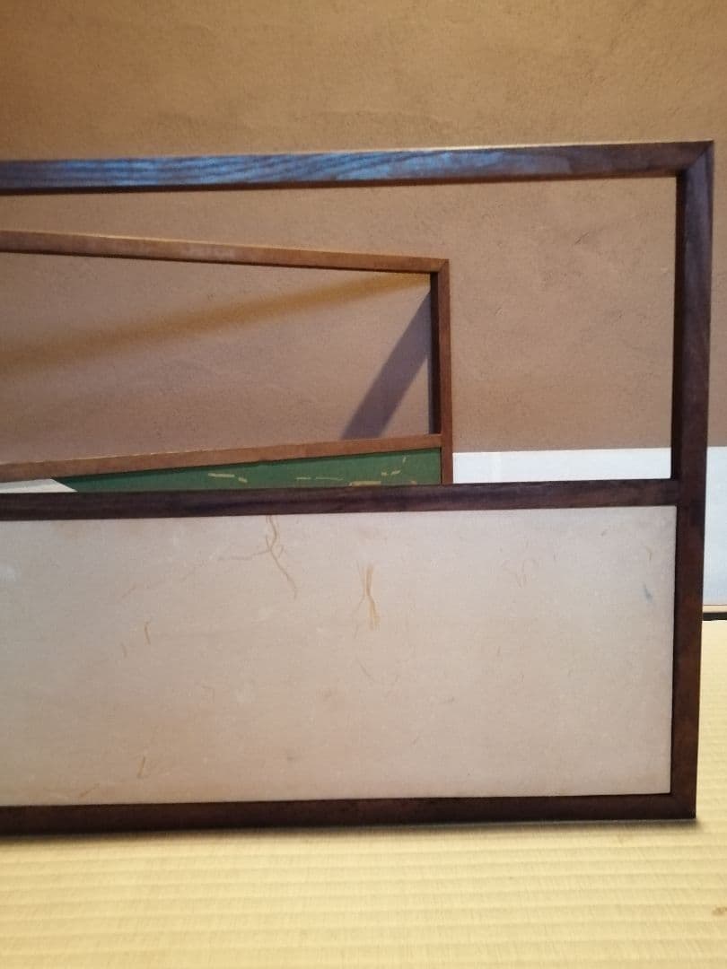 【茶道具】流水金箔ちらし絵風炉先　風炉先屏風　風炉先214