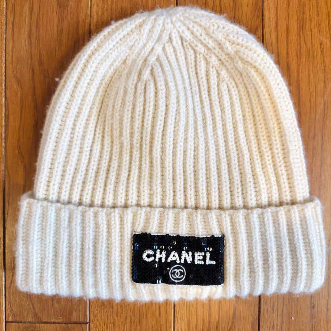 23AW CHANEL シャネル カシミヤ beanieビーニー ニットキャップ