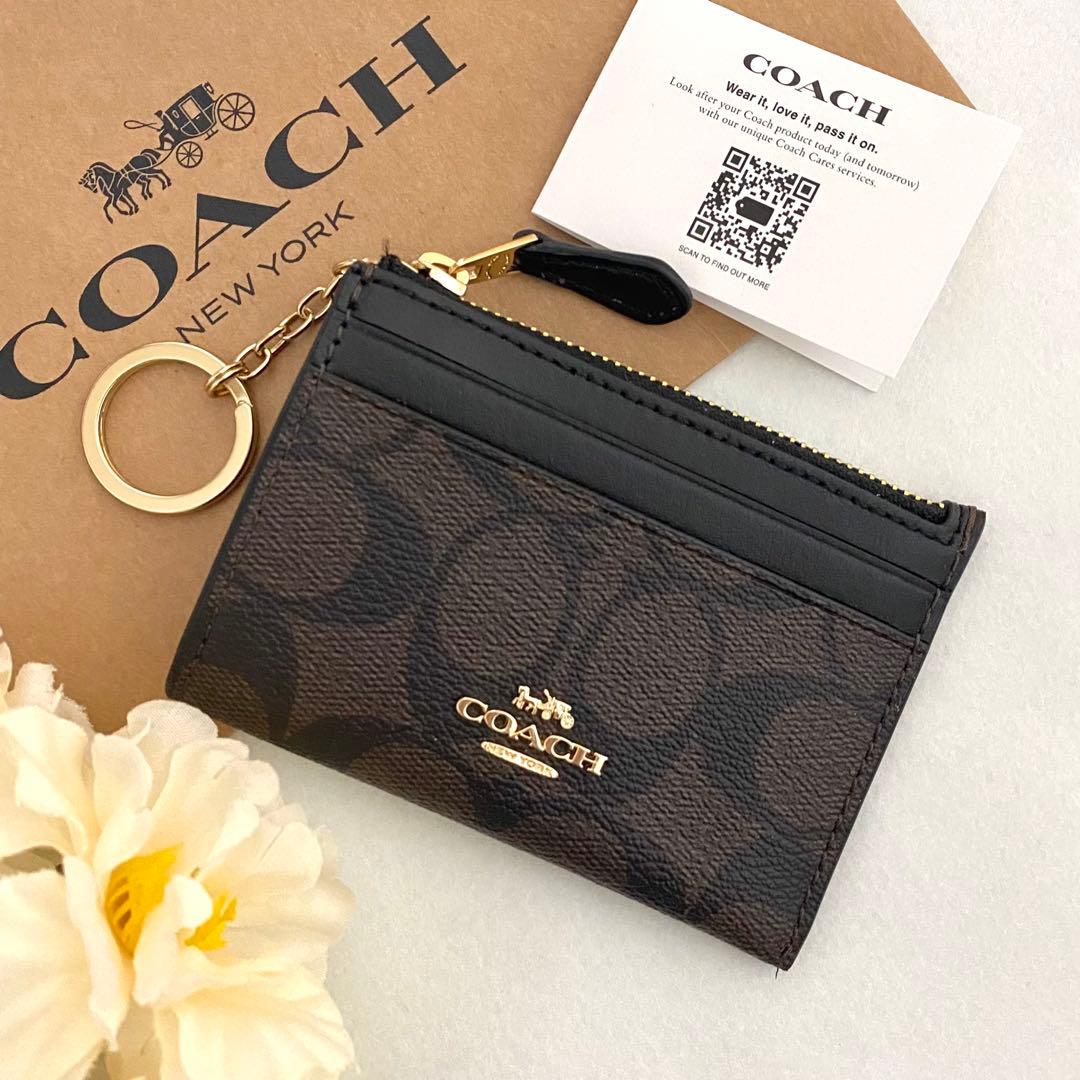 新品　正規品☆COACH コーチ　ケース　ブラウン レザー ケース