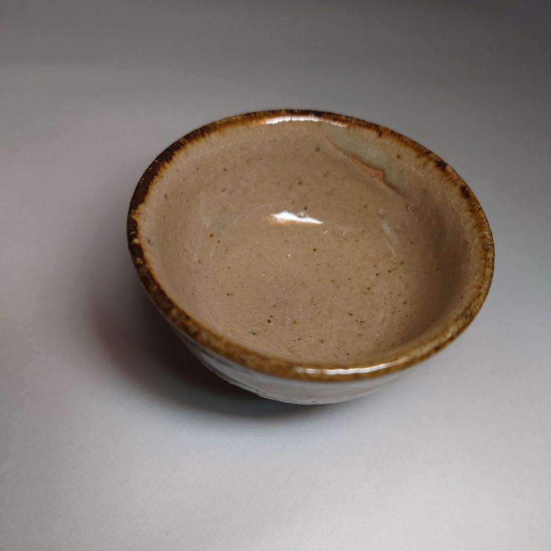 n●濱田晋作　赤絵酒器　共箱　益子焼　徳利盃　父濱田庄司　検　民藝