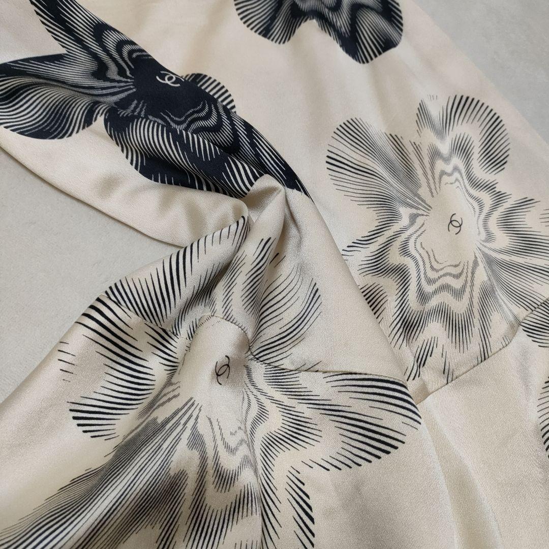 美品！シャネル　シルク　スカート　CHANEL　38