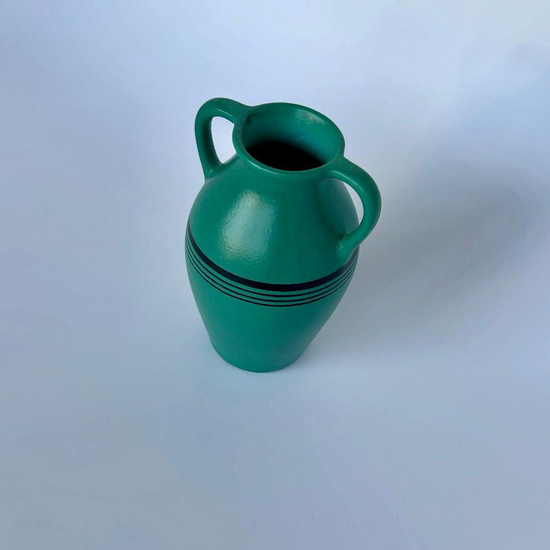 フラワーベース　アールデコ　オランダ陶器　花瓶　ゴーダ　アールヌーボー