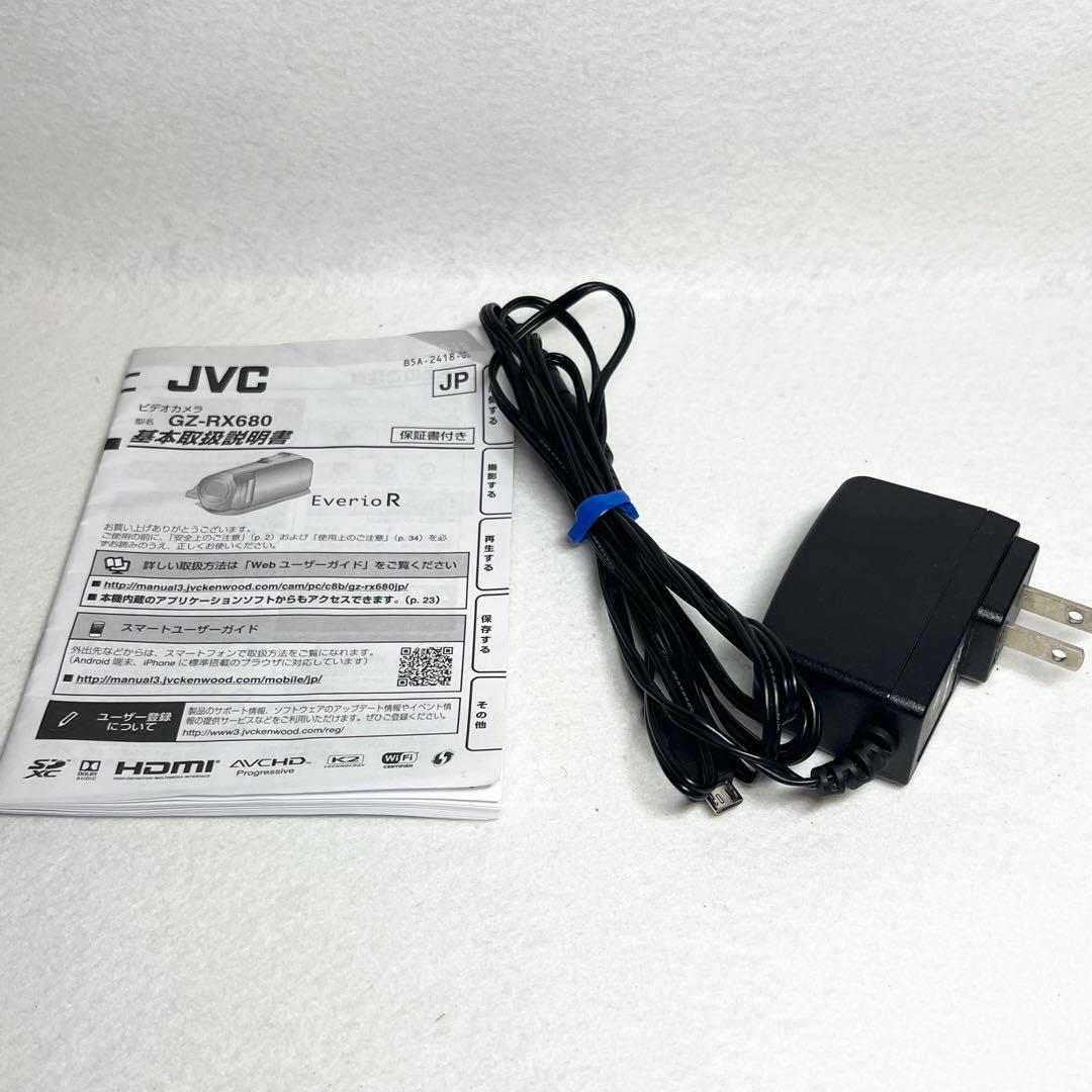【動作品 良品】JVC GZ-RX680 ビデオカメラ 動作確認済
