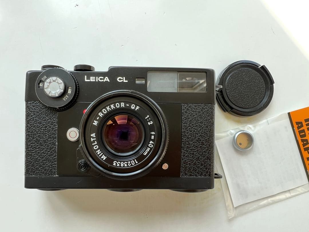 Leica CLとMinolta M-Rokkor 40mm f/2
