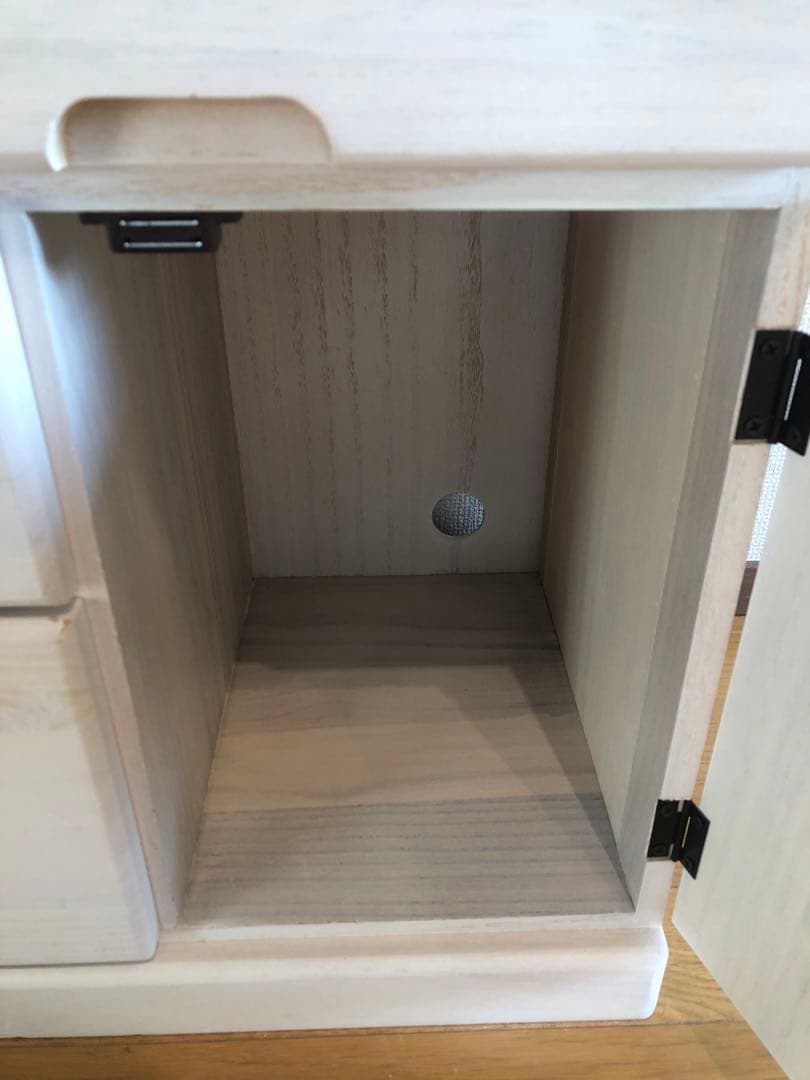 【＊12/6で削除します】ニトリ　ホワイトキャビネット　電話台　リビング収納