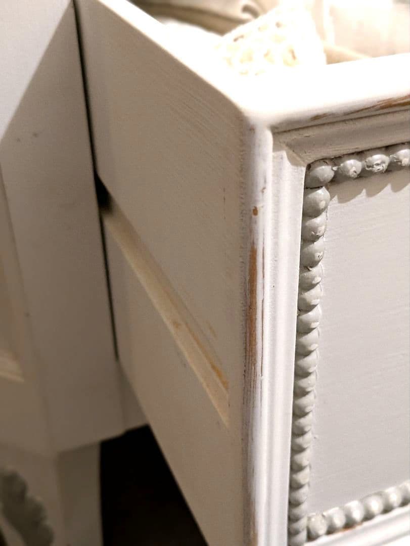 フランスカントリーコーナー/パールシリーズ/フレンチチェスト/シャビー/kino