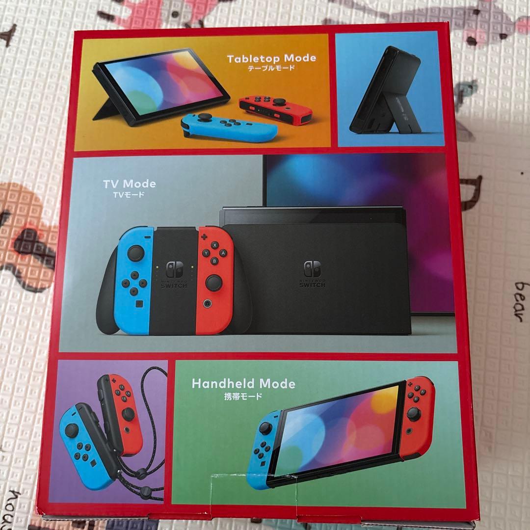 2024.12購入Nintendo Switch 有機EL青/赤 ジョイコン付き