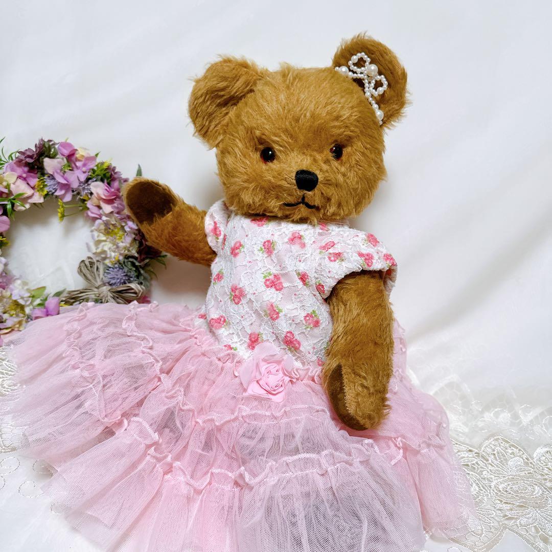 ❤️ペディグリー❤️ 大きめアンティークテディベア　ビンテージ　イギリス