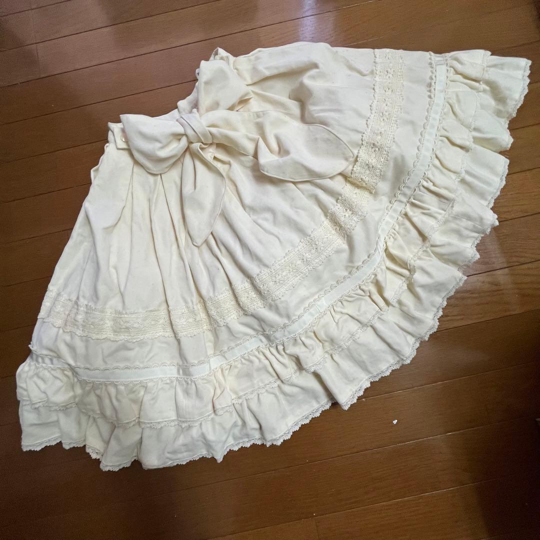 そ*ろ様 ベイビーザスターズシャインブライト スカート 秋冬 別珍 チュール付