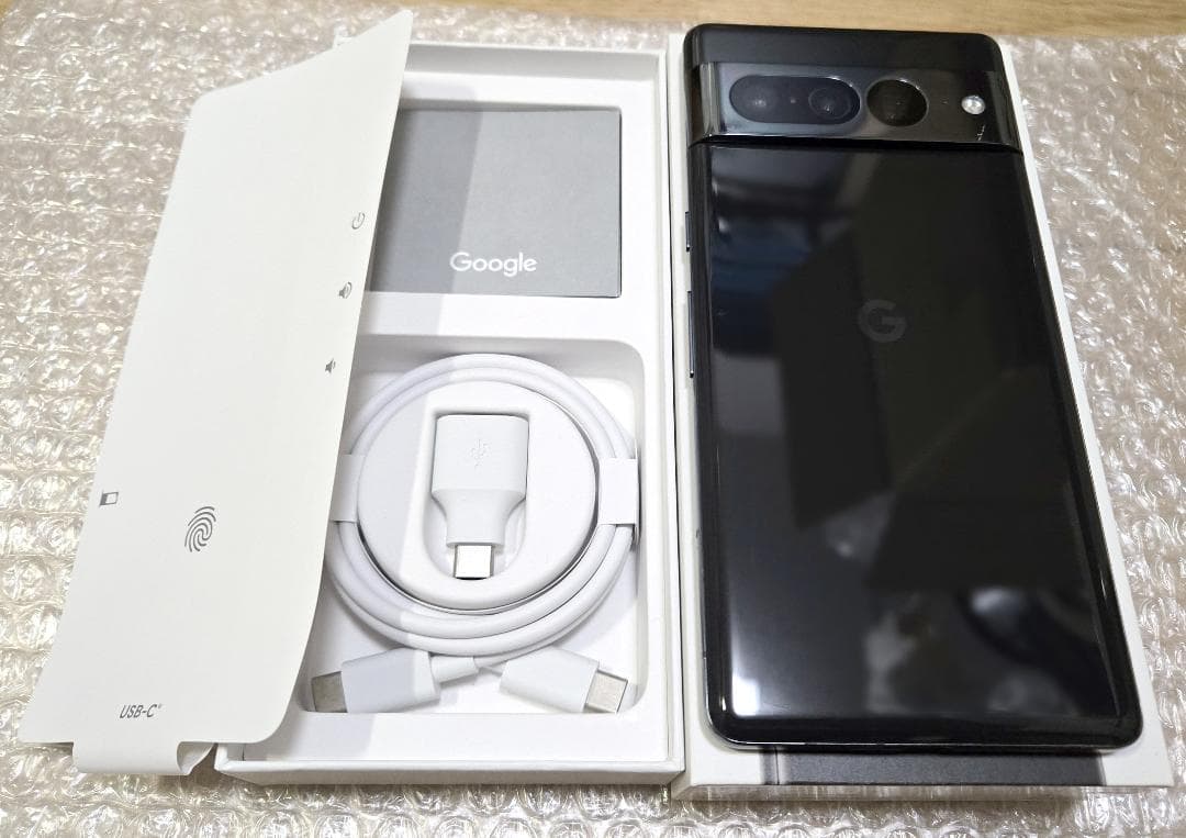 美品 Google Pixel7 Pro 128GB 黒色 公式SIMフリー