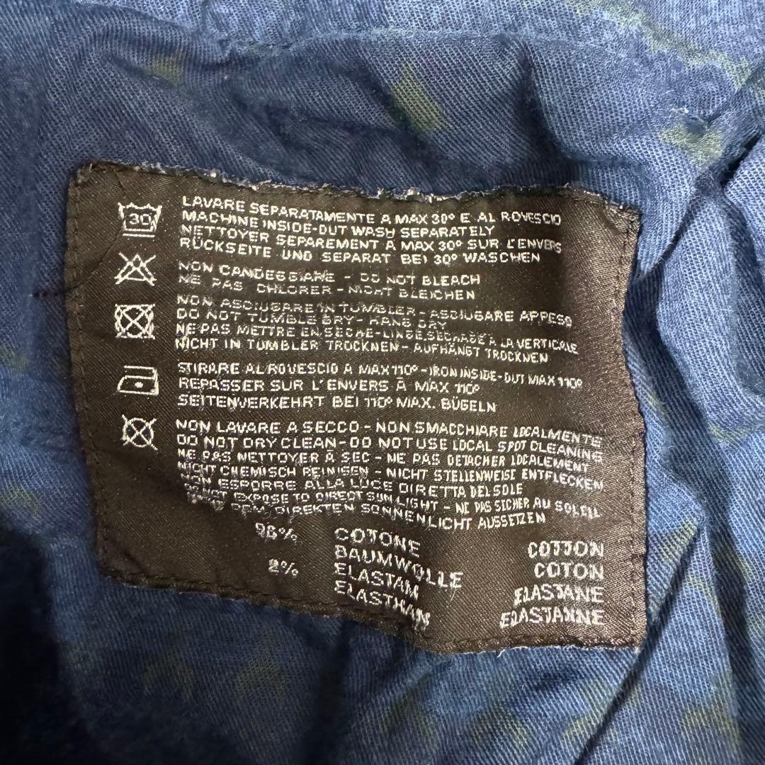 PT01 BEAMS F スリムフィット ストレッチ チノ ネイビー 52