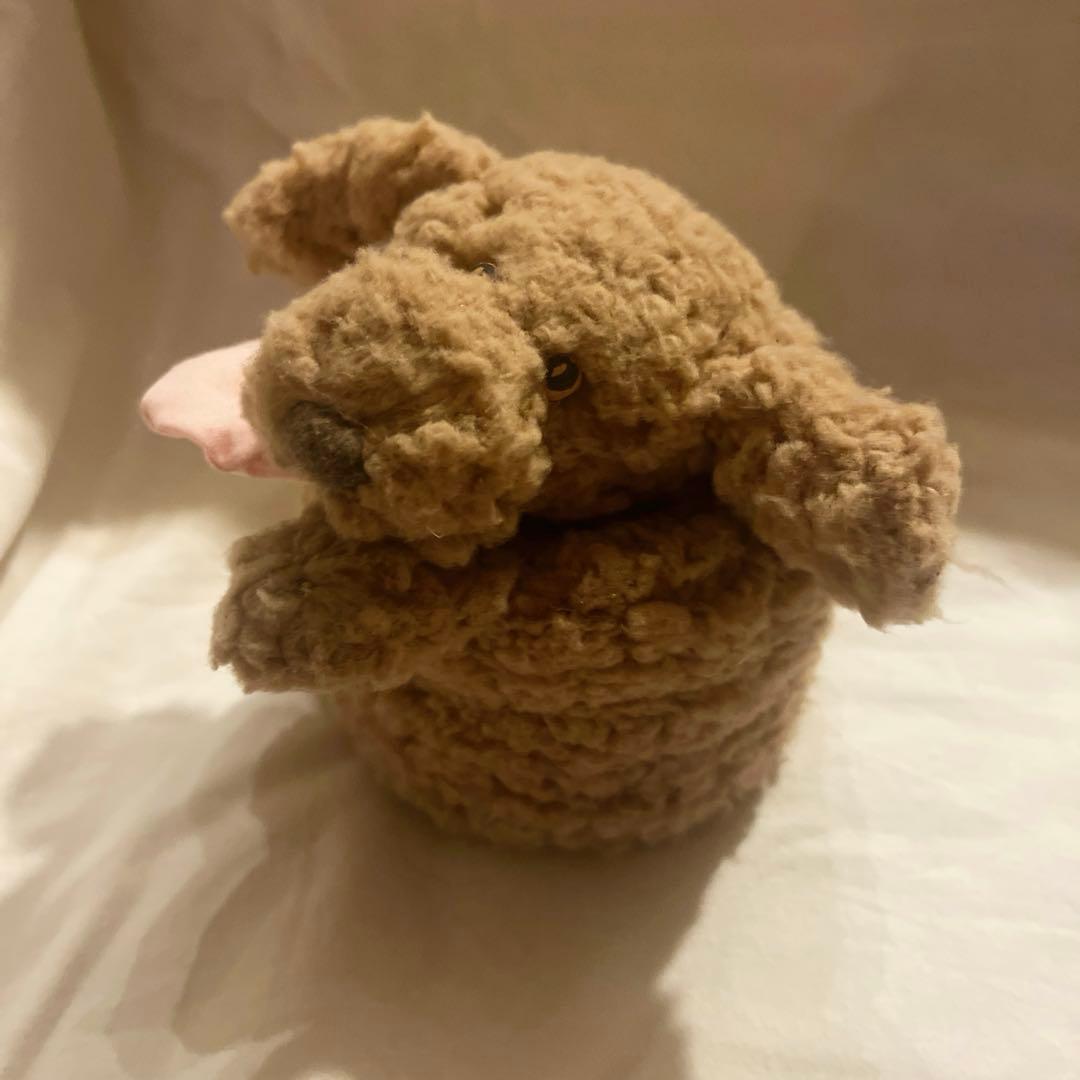 人気作家様　aiueaoui 犬のぬいぐるみ　入れ物