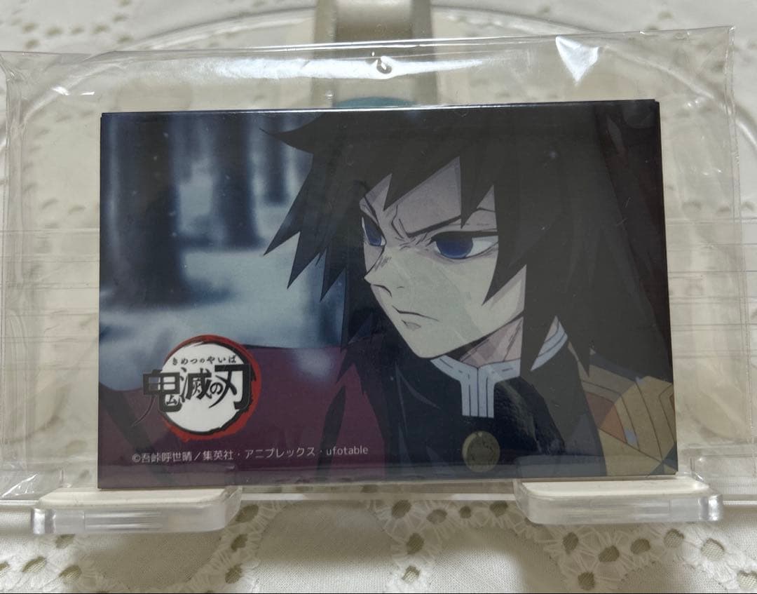 鬼滅の刃 場面写スクエア缶バッジ A 立志編 冨岡義勇のみ