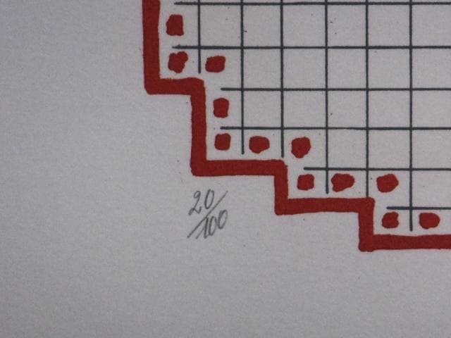 現代美術　菅井汲　直筆サイン『BLEU・S・SOLEIL』エッチング 0723S