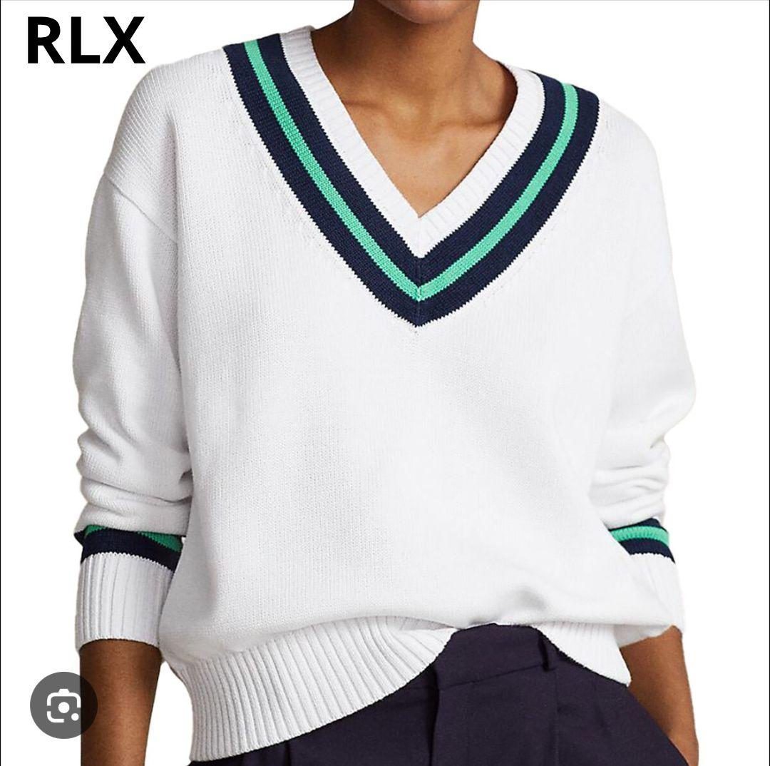 RLX ラルフローレン コットン クリケット セーター チルデンニット 24年