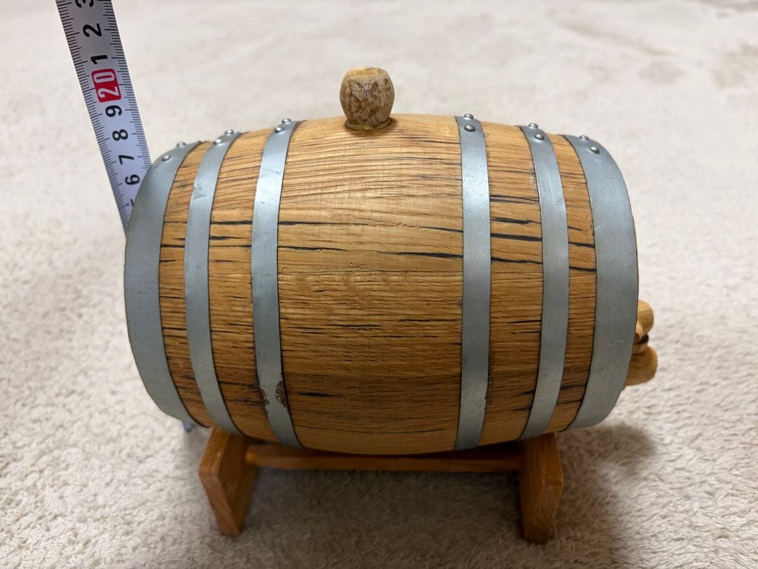 天使のミニ樽 2リットル（シルバー6本タガ）