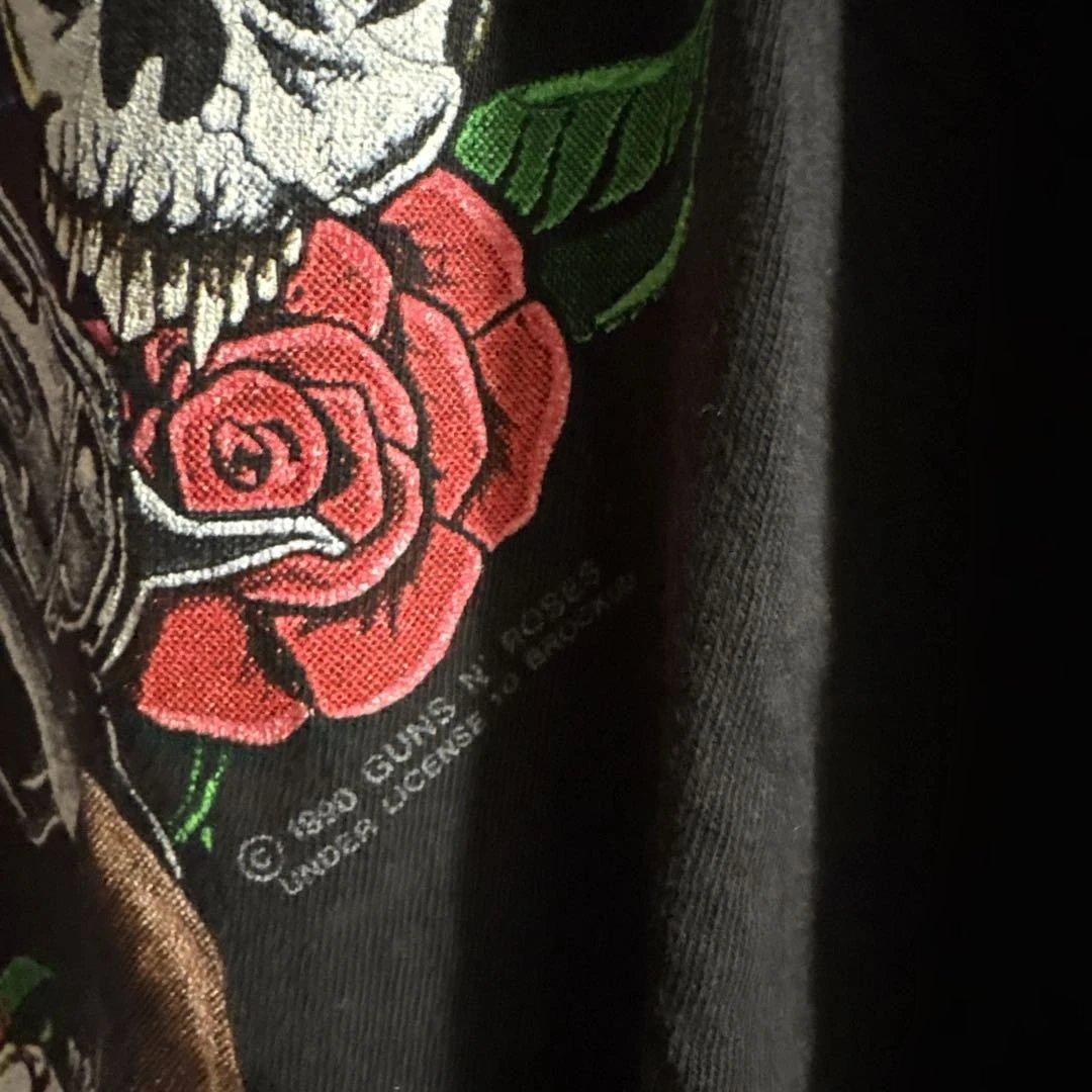 GUNS N' ROSES スカル バラ Tシャツ XL
