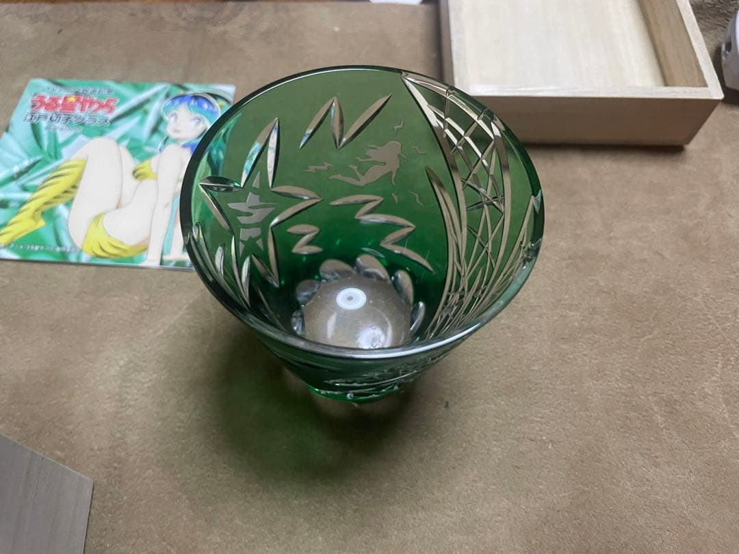 うる星やつら 江戸切子グラス 値下げしました。