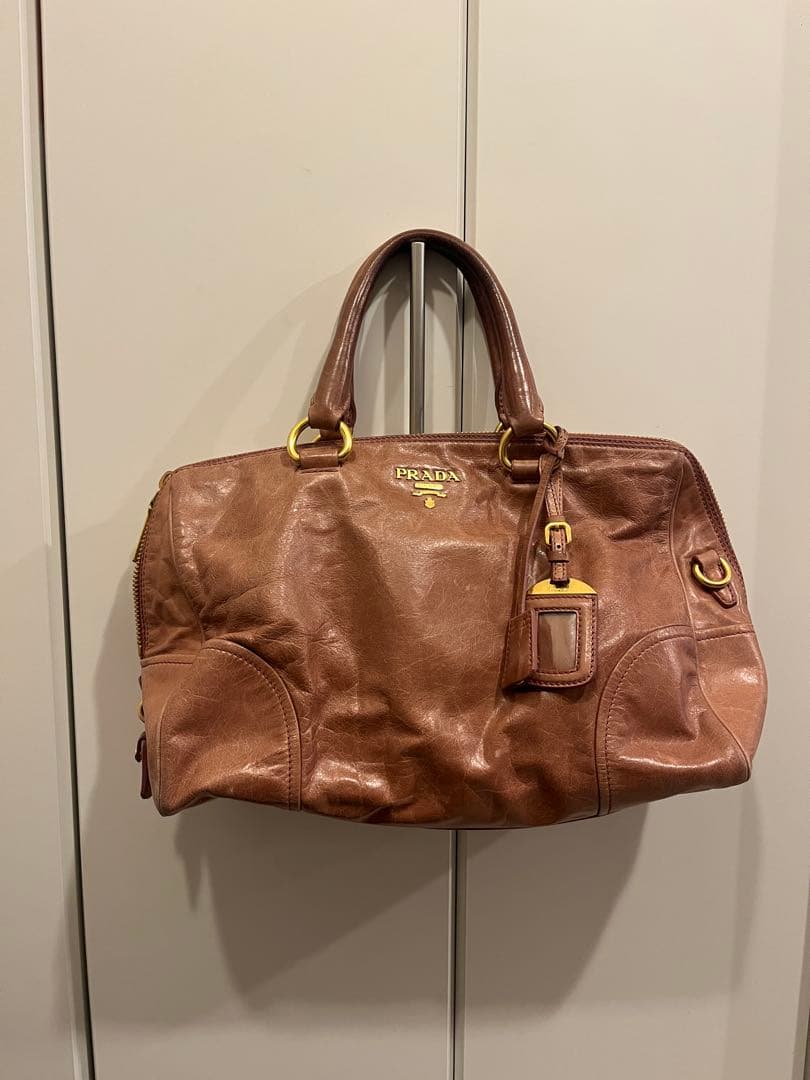 レア　PRADA hand bag ボストンバッグ　vintage プラダ
