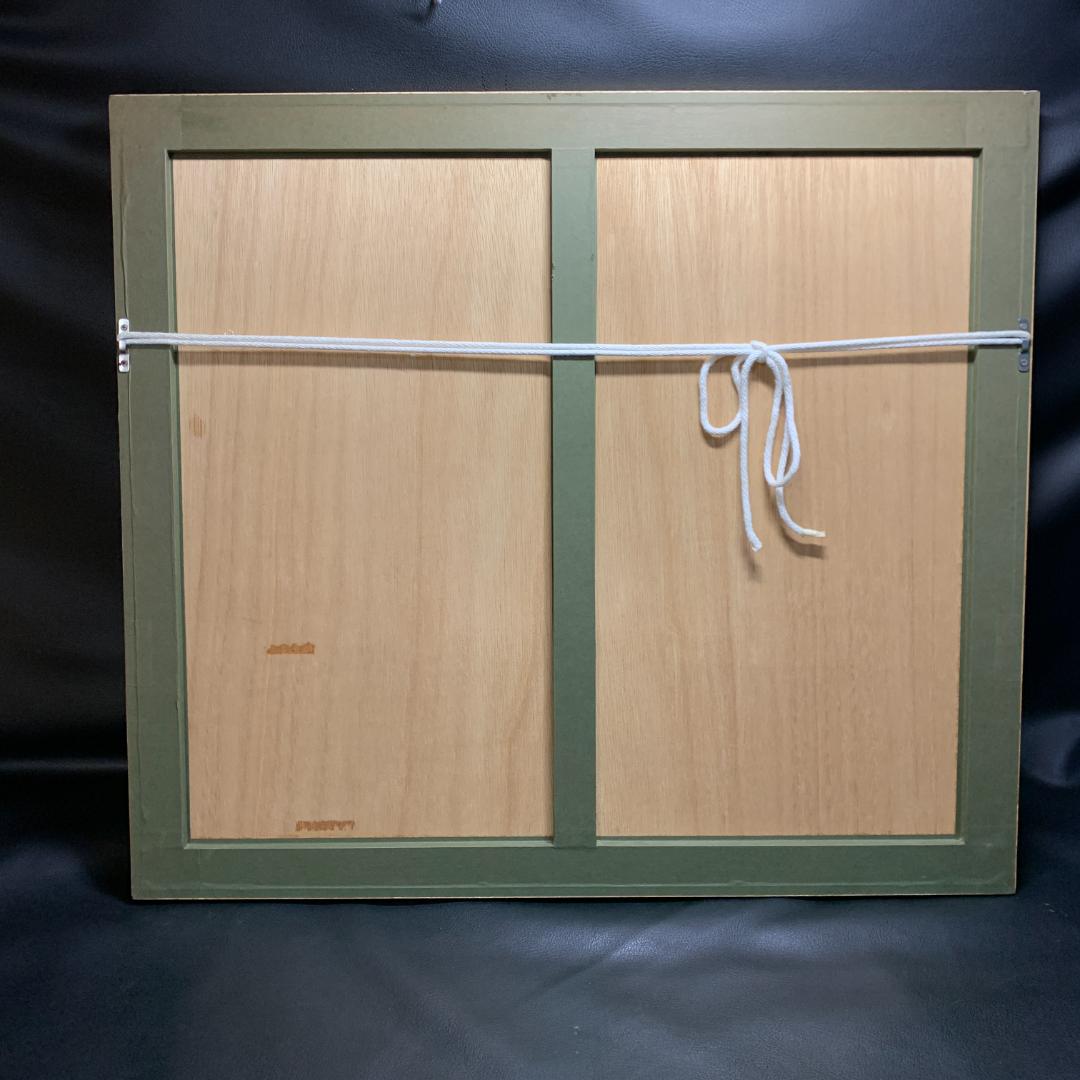 神下雄吉【ル・カネの風景】シルクスクリーン 直筆サイン　リトグラフ