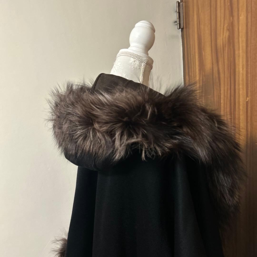 マント　和装コート フリーサイズ　リバーシブル